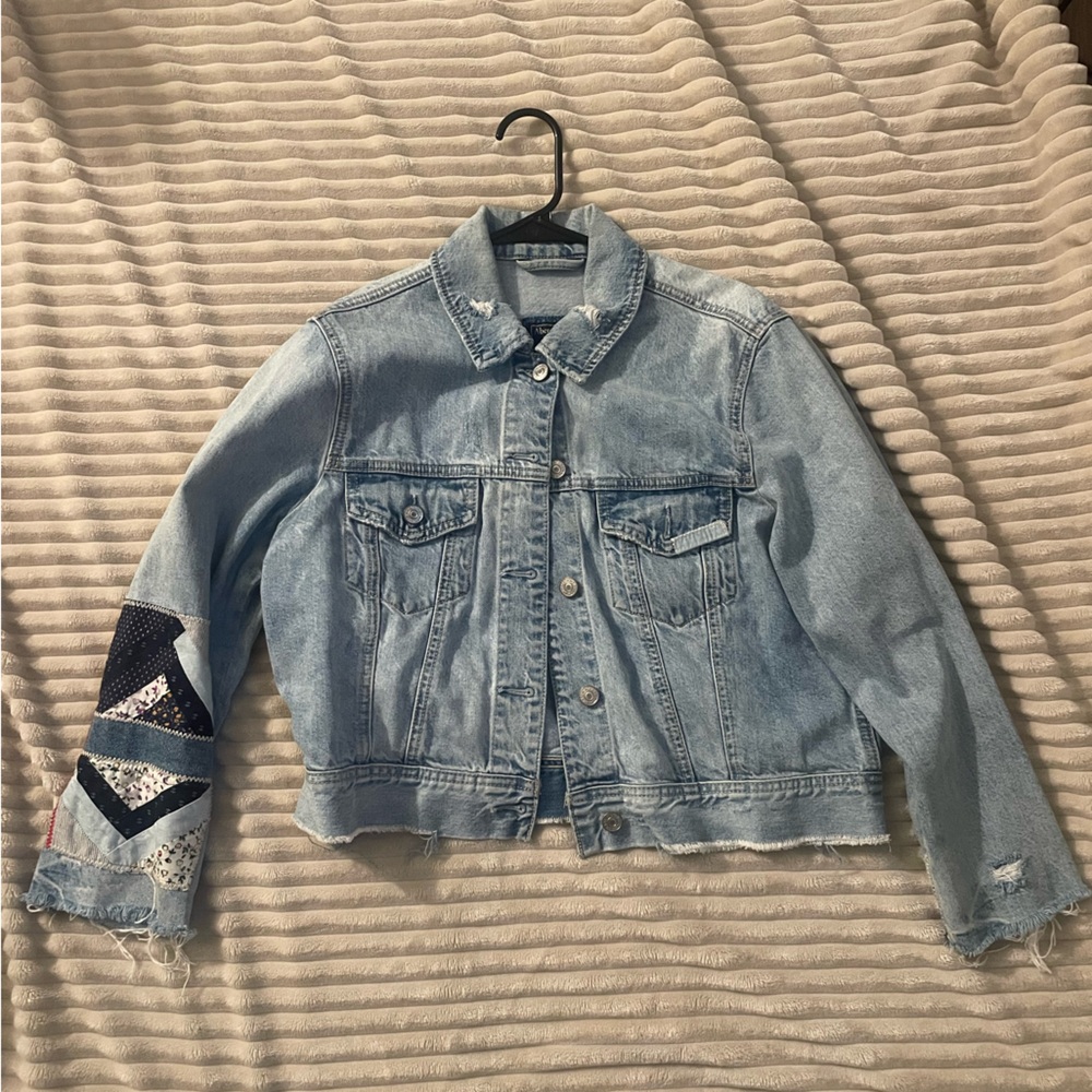 Abercrombie and Fitch Patchwork Denim jacket - L